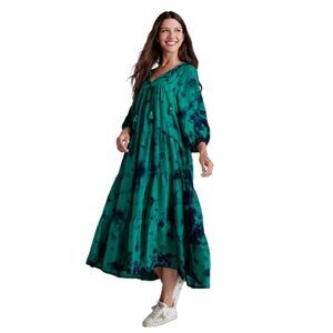 Pink Chicken Silk Indira Dress, Jade Size XS $342